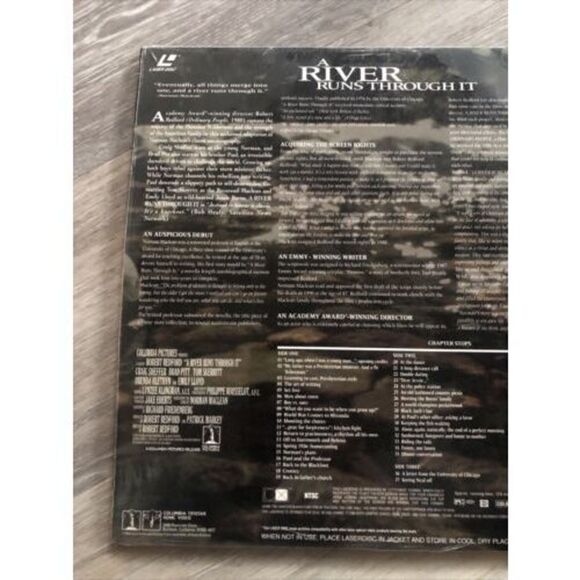 A River Runs Through It (1992) Laserdisc Craig Sheffer Brad Pitt,Deluxe Edition - Picture 4 of 6